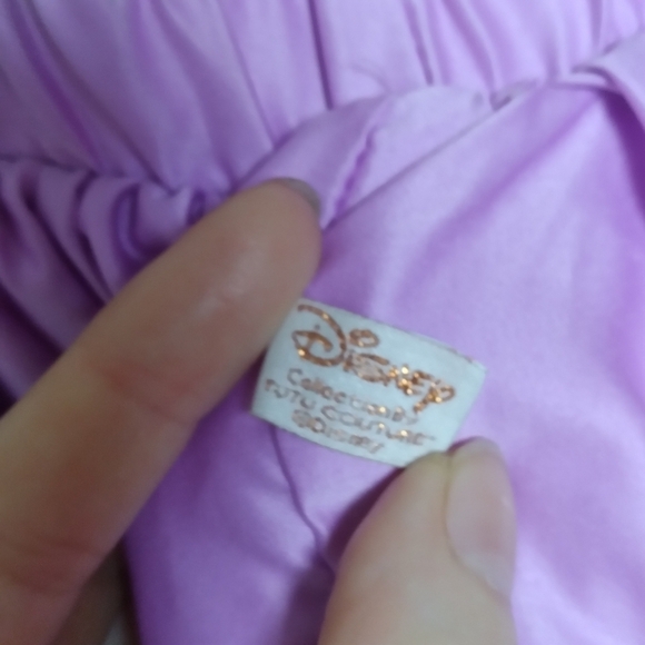 Disney Tutu Couture Girls Purple Elsa Frozen Satin and Tulle Skirt Size 10 - Picture 5 of 7